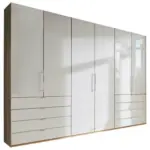 XXXLutz Lauterach - Ihr Möbelhaus bei Bregenz Falttürenschrank Glasfront in Eichefarben, Champagner