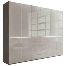 Kleiderschrank in Grau, Dunkelgrau