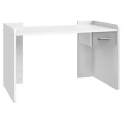 Schreibtisch h&ouml;henverstellbar, Stauraum, seitenverkehrt montierbar