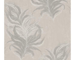 Vliestapete 38009-2 Mata Hari Federn beige grau