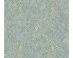 Hornbach Vliestapete 38094-2 Mata Hari Art-Deco blau