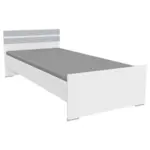 XXXLutz Lauterach - Ihr Möbelhaus bei Bregenz Bett 90/200 cm in Weiß, Hellgrau