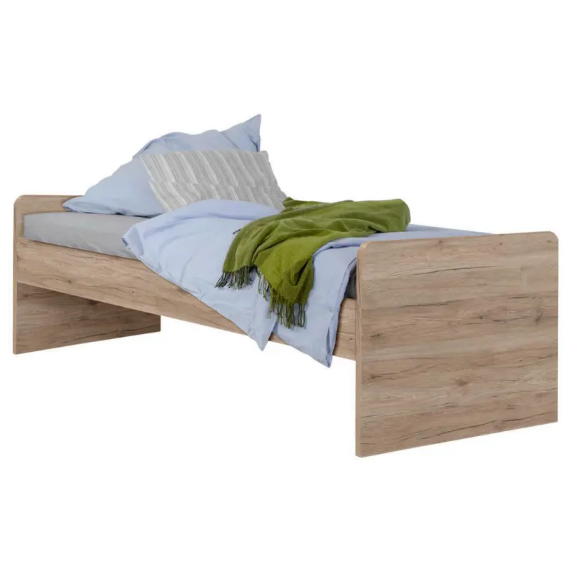 Bett 90/200 cm in Eiche San Remo