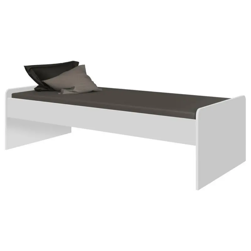 Bett 90/200 cm in Weiß