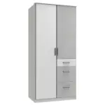 XXXLutz Lauterach - Ihr M&ouml;belhaus bei Bregenz Kleiderschrank in Grau, Wei&szlig;