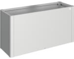 Hornbach Hochbeet klassisch biohort Pflanzbeet Belvedere Maxi Gr. 150 152 x 53 x 77 cm silber