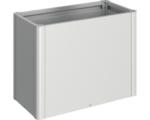 Hornbach Hochbeet klassisch biohort Pflanzbeet Belvedere Maxi Gr. 100 102 x 53 x 77 cm silber