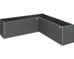 Hornbach Hochbeet klassisch biohort Pflanzbeet Belvedere Midi Gr. L200 201 x 201 x 61 cm dunkelgrau