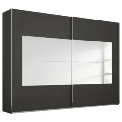 Schwebet&uuml;renschrank in Graphitfarben