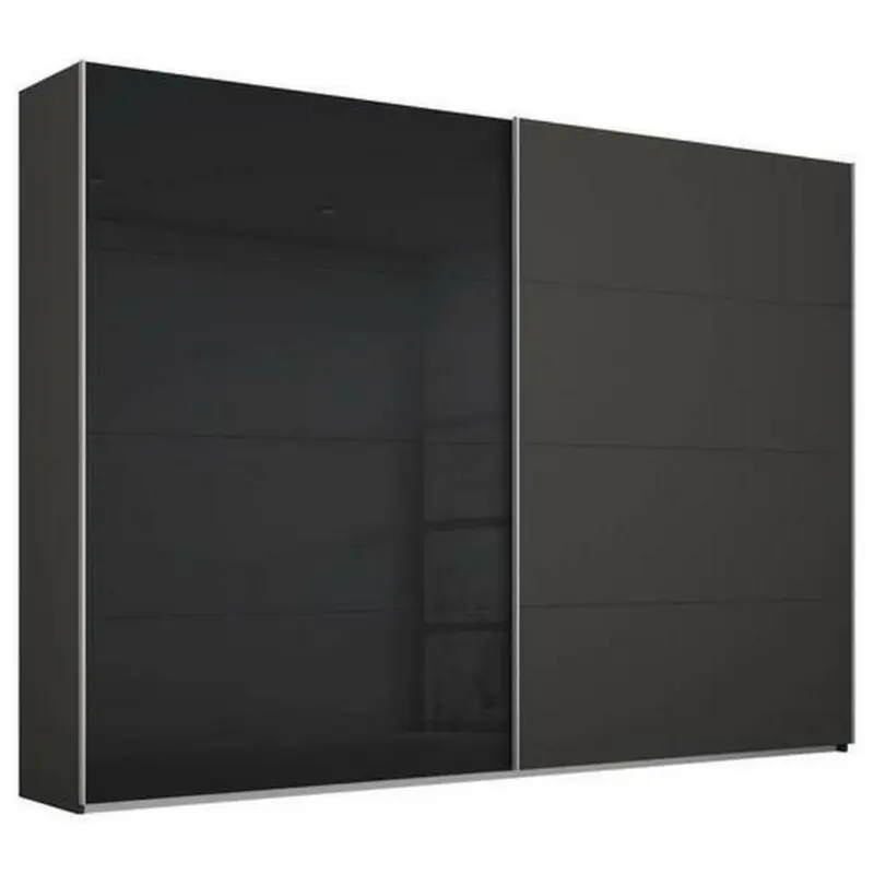 Schwebet&uuml;renschrank in Graphitfarben