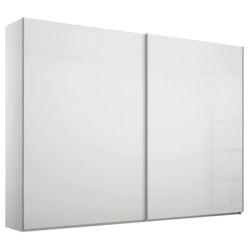 Schwebetürenschrank in Weiß