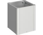 Hornbach Hochbeet klassisch biohort Pflanzbeet Belvedere Midi Gr. 50 53 x 53 x 61 cm silber
