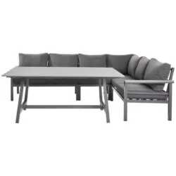 Dining-Loungeset 5-teilig 259/199 cm