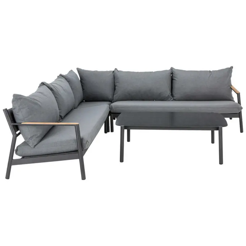 Loungegarnitur 13-teilig 258/258 cm