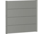 Hornbach Zaunelement Aluminium biohort 100 x 90 cm quarzgrau-metallic