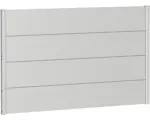 Hornbach Zaunelement Aluminium biohort 150 x 90 cm silber-metallic