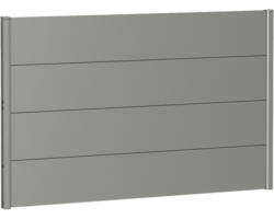 Zaunelement Aluminium biohort 150 x 90 cm quarzgrau-metallic