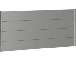 Zaunelement Aluminium biohort 200 x 90 cm quarzgrau-metallic