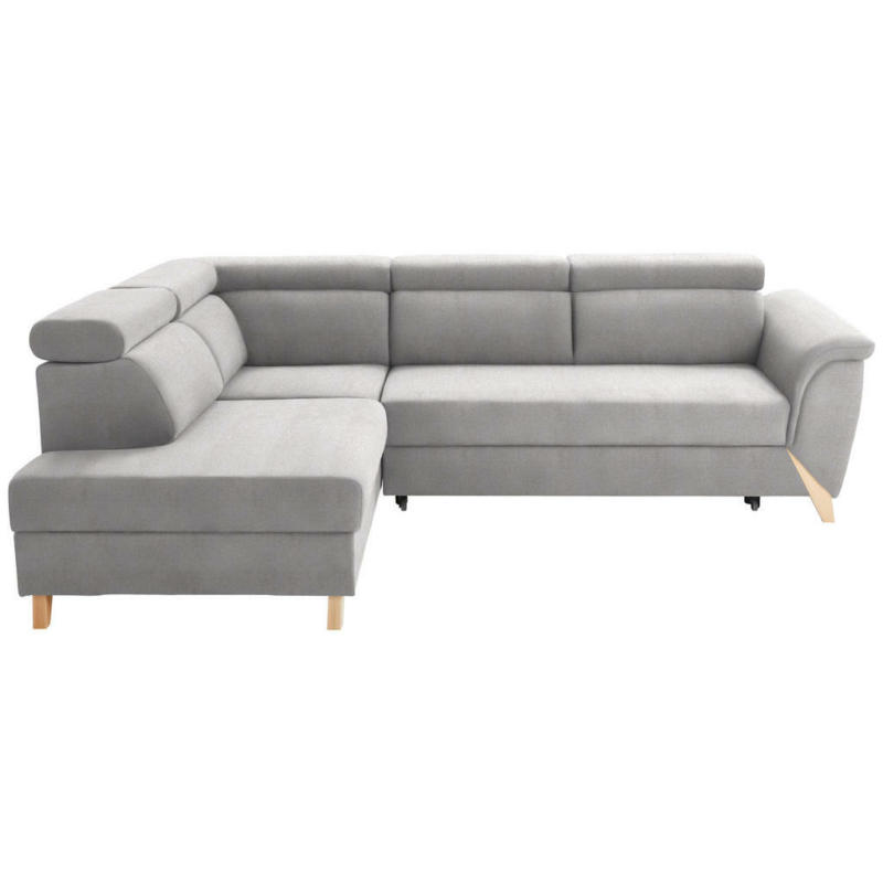 Ecksofa in Webstoff Creme, Beige