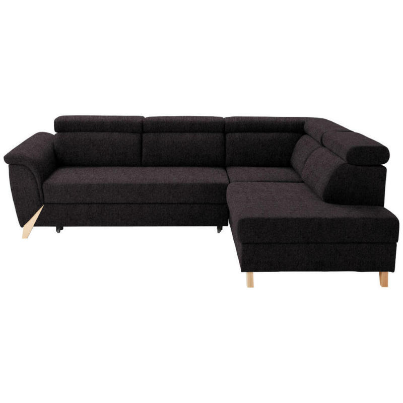 Ecksofa in Webstoff Braun