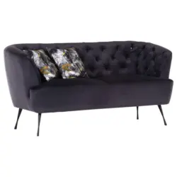 Sitzbank in Textil Anthrazit, Schwarz