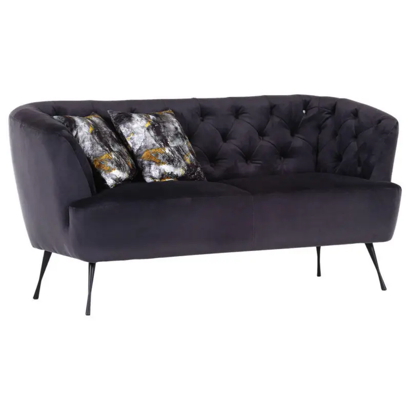 Sitzbank in Textil Anthrazit, Schwarz