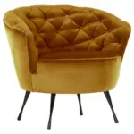 XXXLutz Lauterach - Ihr Möbelhaus bei Bregenz Chesterfield-Sessel in Velours Gelb, Schwarz