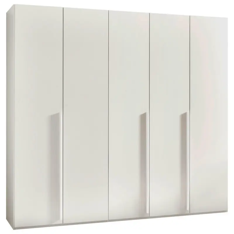 Drehtürenschrank in Weiß