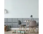Hornbach Wandkissen Salva pastellblau Gewebte-Optik 30 x 30 cm