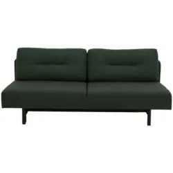 Schlafsofa in Flachgewebe Grün