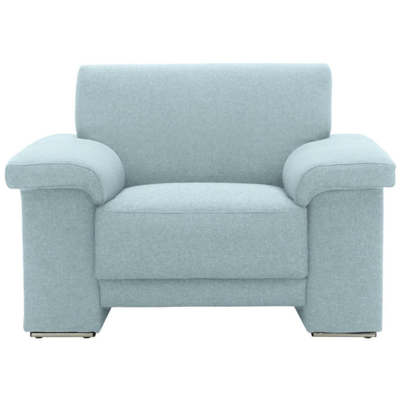 Sessel in Webstoff Hellblau