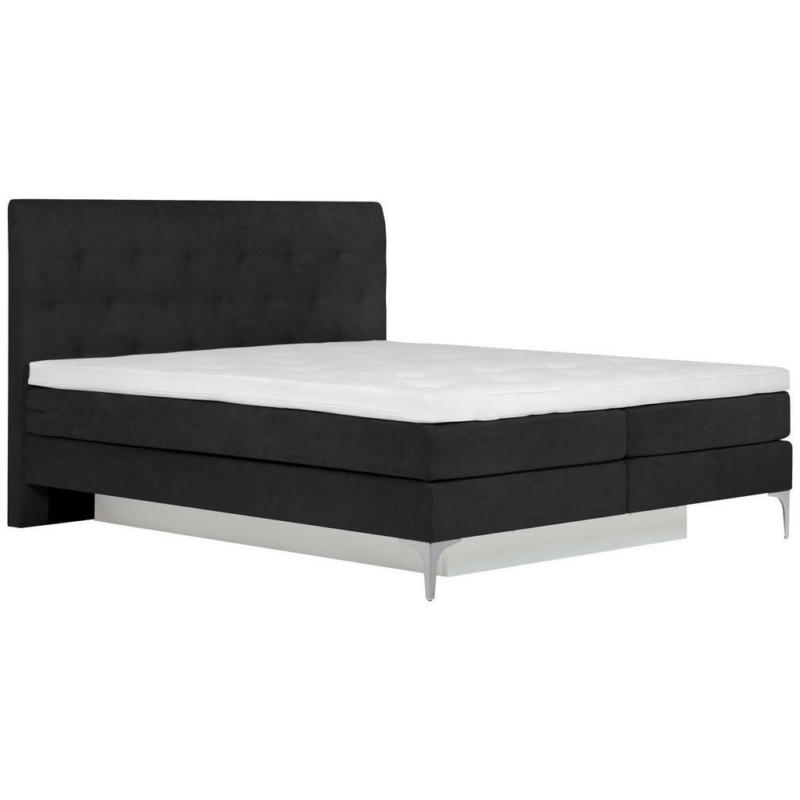 Boxspringbett 180/200 cm in Anthrazit