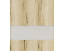 Glashängeschrank Optifit Kaya Wildeiche matt 50x57,60x34,60 cm mit Drehtür