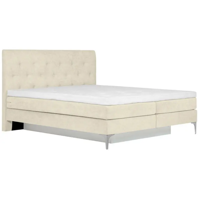 Boxspringbett 160/200 cm in Beige