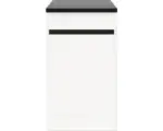 Hornbach Spülenunterschrank Optifit Luca weiß matt 50x88x60 cm mit Drehtür