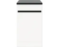 Spülenunterschrank Optifit Luca weiß matt 50x88x60 cm mit Drehtür