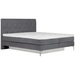 Boxspringbett 180/200 cm in Grau