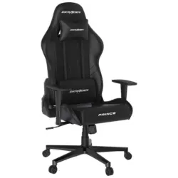 Gamingstuhl in Lederlook Schwarz