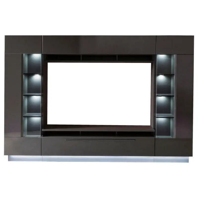 Wohnwand 275/190/40 cm in Grau