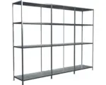 Hornbach Grundregal Anbauregal Steckregal Schulte Regalwelt verzinkt 1800 x 3000 x 350 mm 12 Böden Tragkraft 1020 kg