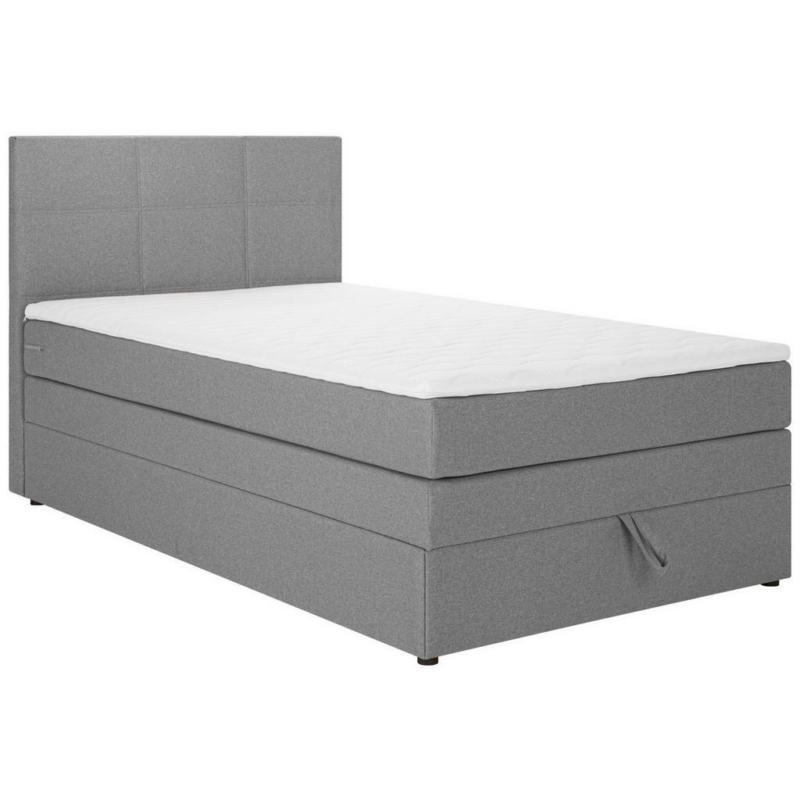 Boxspringbett 90/200 cm in Grau