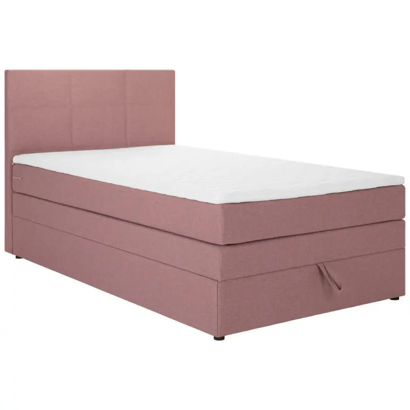 Boxspringbett 120/200 cm in Altrosa