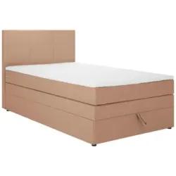 Boxspringbett 90/200 cm in Orange