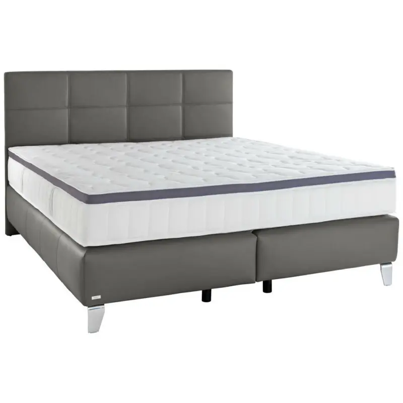 Boxspringbett 180/200 cm in Anthrazit