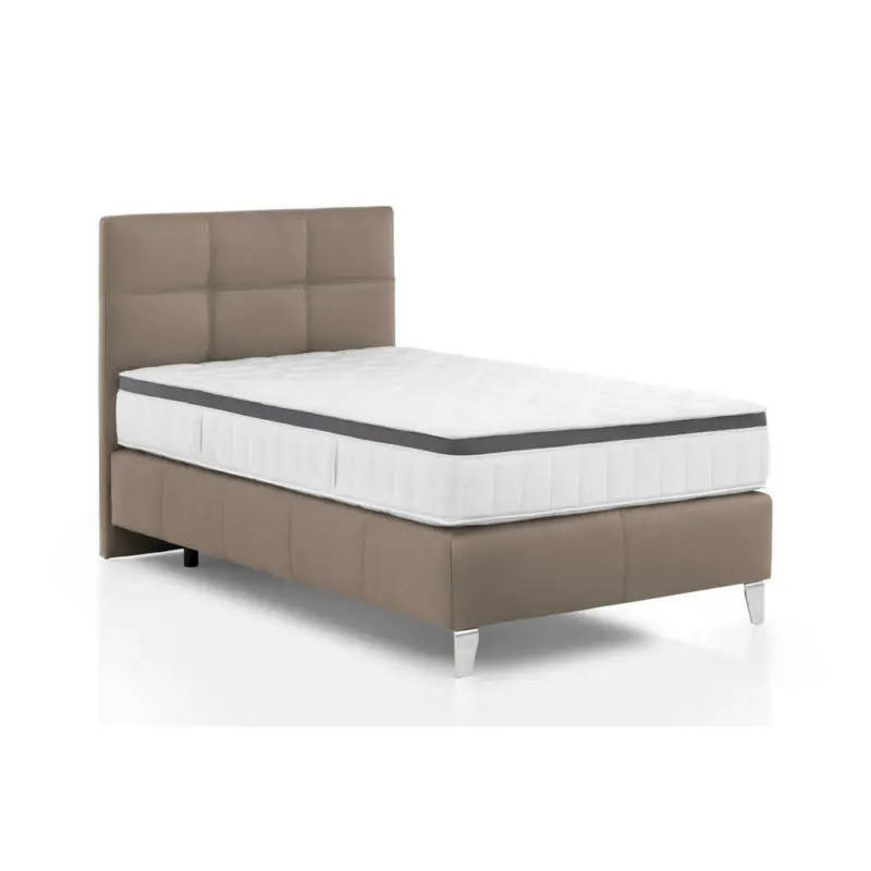 Boxspringbett 140/200 cm in Beige