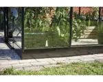 Hornbach Fundament Halls Qube Lean-To 26 65 x 189 cm schwarz