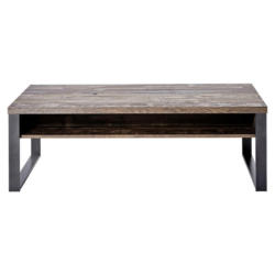 Couchtisch in Metall, Holzwerkstoff 118/59/40 cm