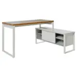 XXXLutz Lauterach - Ihr Möbelhaus bei Bregenz Schreibtisch 147/120/76 cm in Weiß, Eichefarben