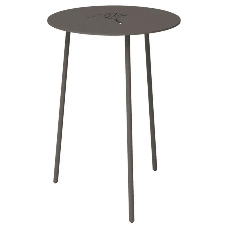 Beistelltisch in Metall 40/40/52 cm