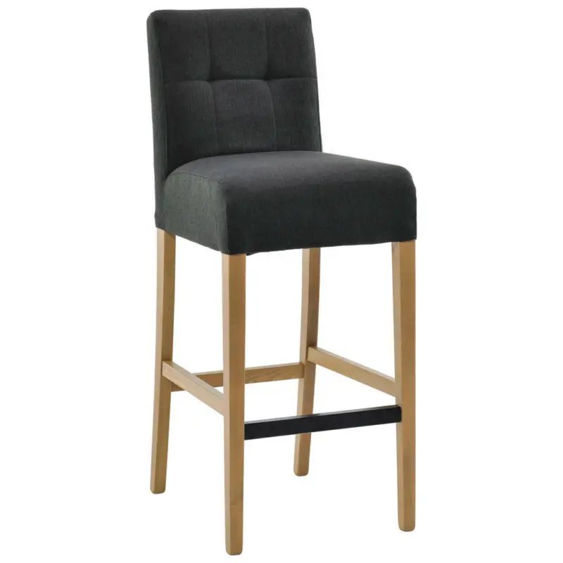 Barhocker in Textil Anthrazit